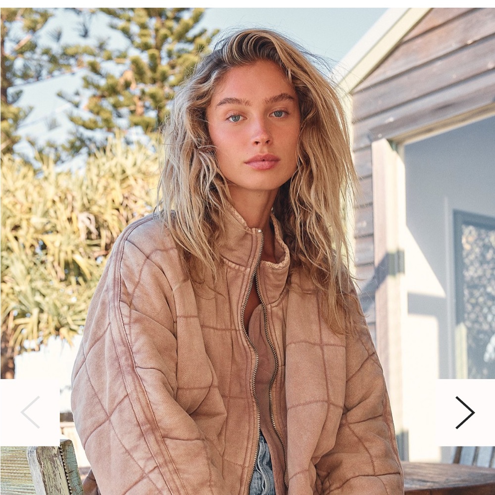 Free people dolman jacket champagne diamonds